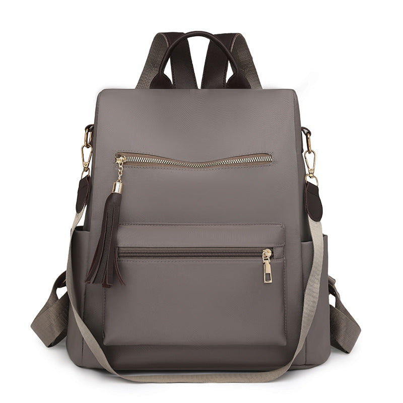 Elegant Multi-Pocket Backpack with Detachable Strap Stornfield