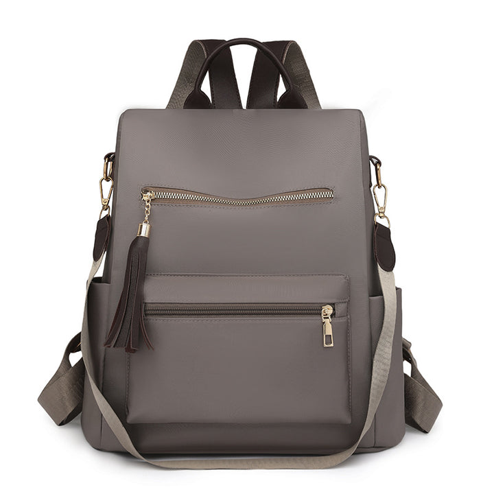 Elegant Multi-Pocket Backpack with Detachable Strap Stornfield