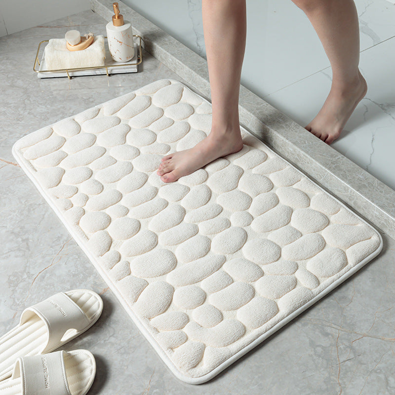 Textured Memory Foam Bath Mat Stornfield