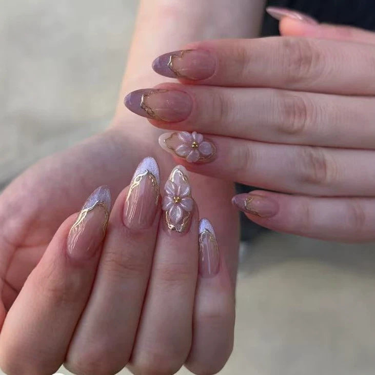 Decorative Acrylic Press-On Nails