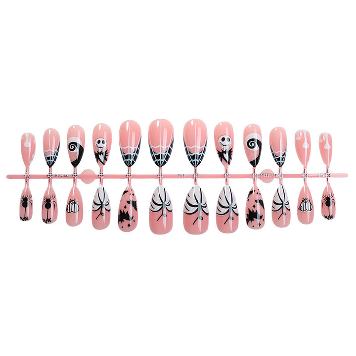 Artistic Halloween-Themed Press-On Nail Collection Stornfield