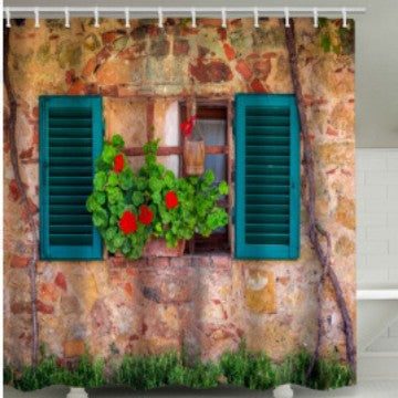 Floral Lane-Inspired Shower Curtain Stornfield