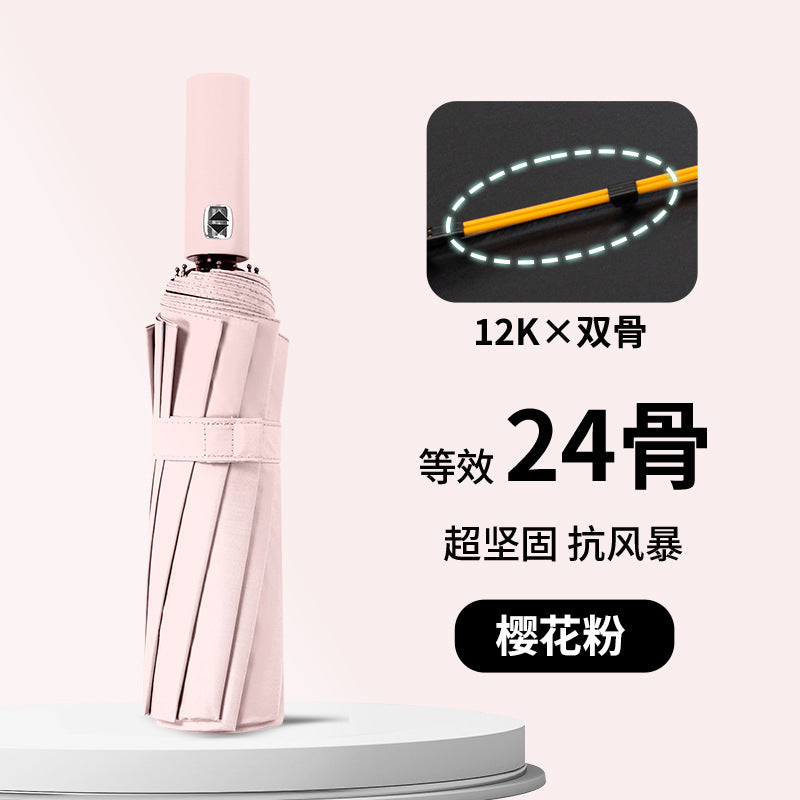 Ladies wind and rain protection umbrella with advanced double structure design Stornfield