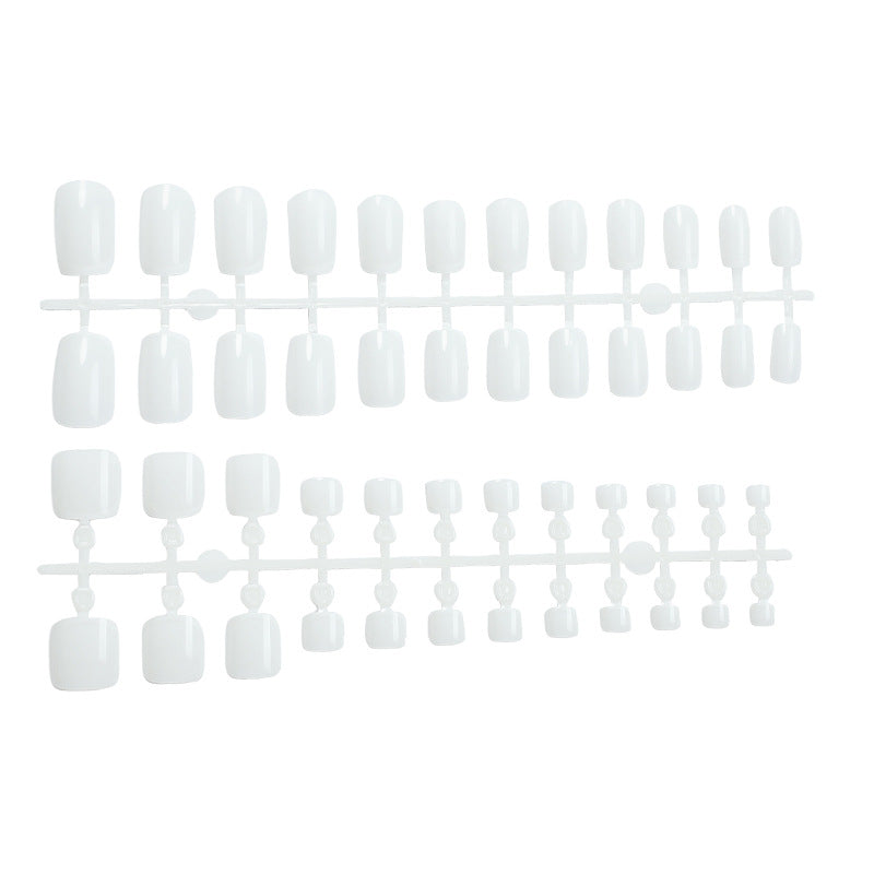 Premium Gel Press-On Nail Set with Elegant French Tip Design Stornfield