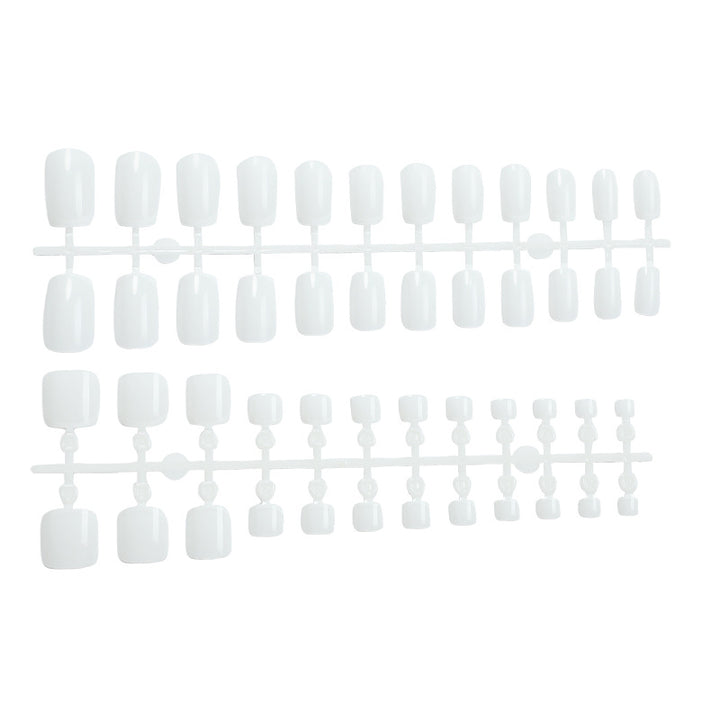 Premium Gel Press-On Nail Set with Elegant French Tip Design Stornfield