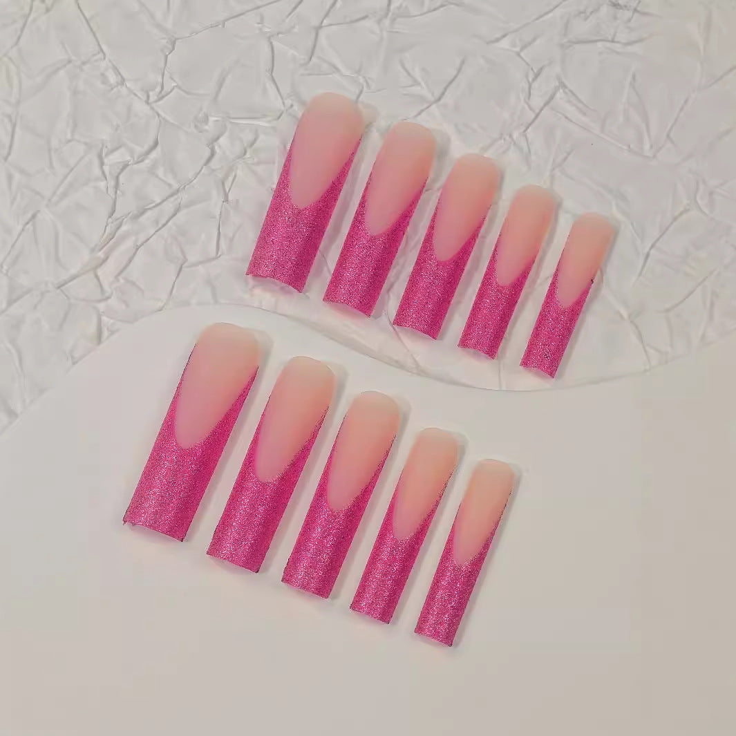 Glitter Stiletto Press-On Nails Stornfield