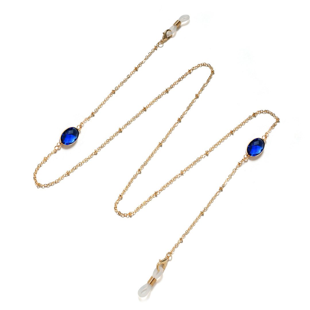 Chic Gemstone-Accented Eyewear Chain Stornfield