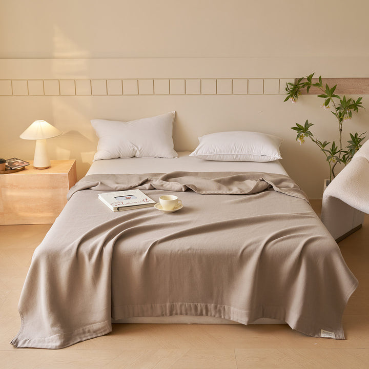 Breathable Cotton Bed Blanket Throw