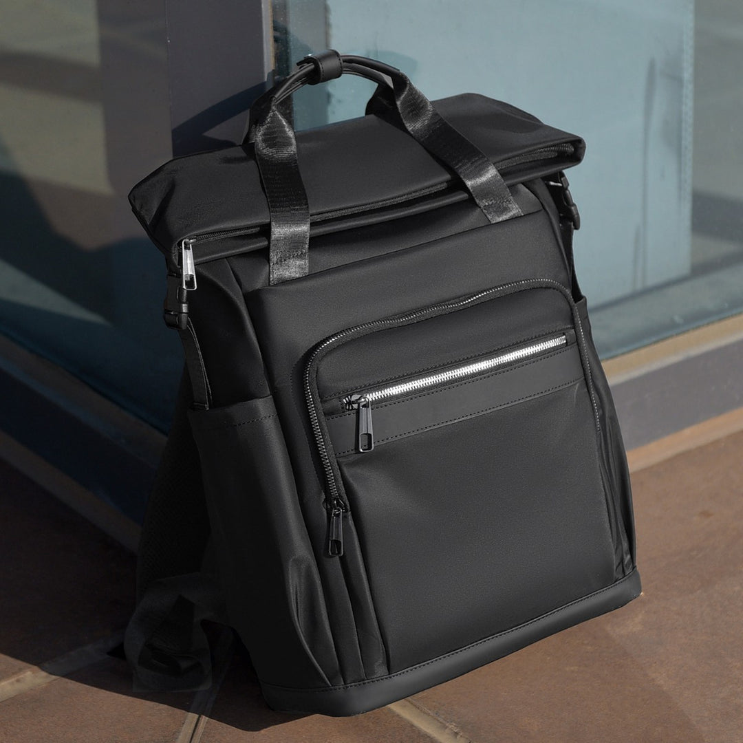 High-Capacity Waterproof Roll-Top Backpack Stornfield