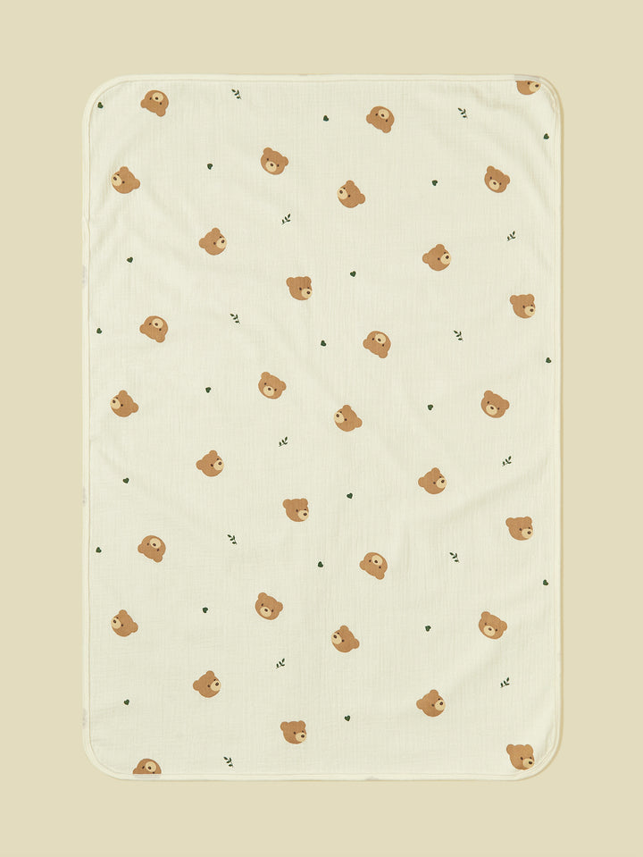 Soft Muslin Baby Blanket with Rainbow Print Stornfield