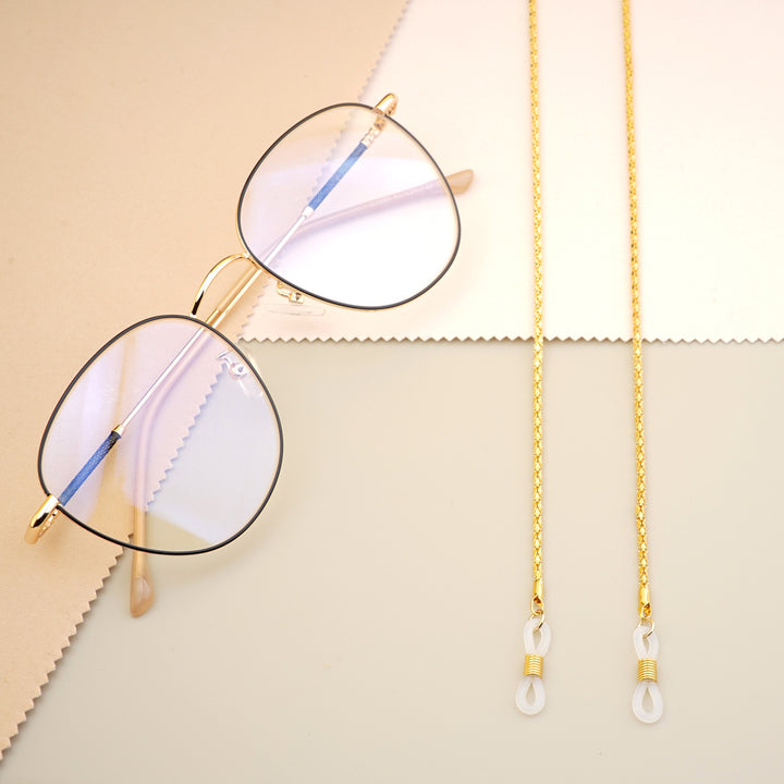 Gold-Plated Twisted Link Eyewear Chain Stornfield
