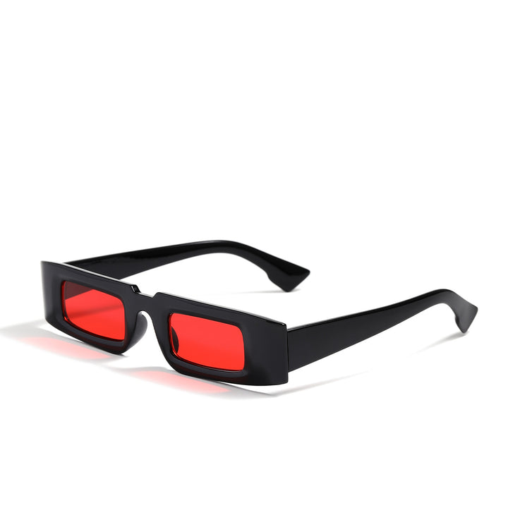 Women's fashionable geometric sunglasses with transparent frame and polarized lenses Stornfield