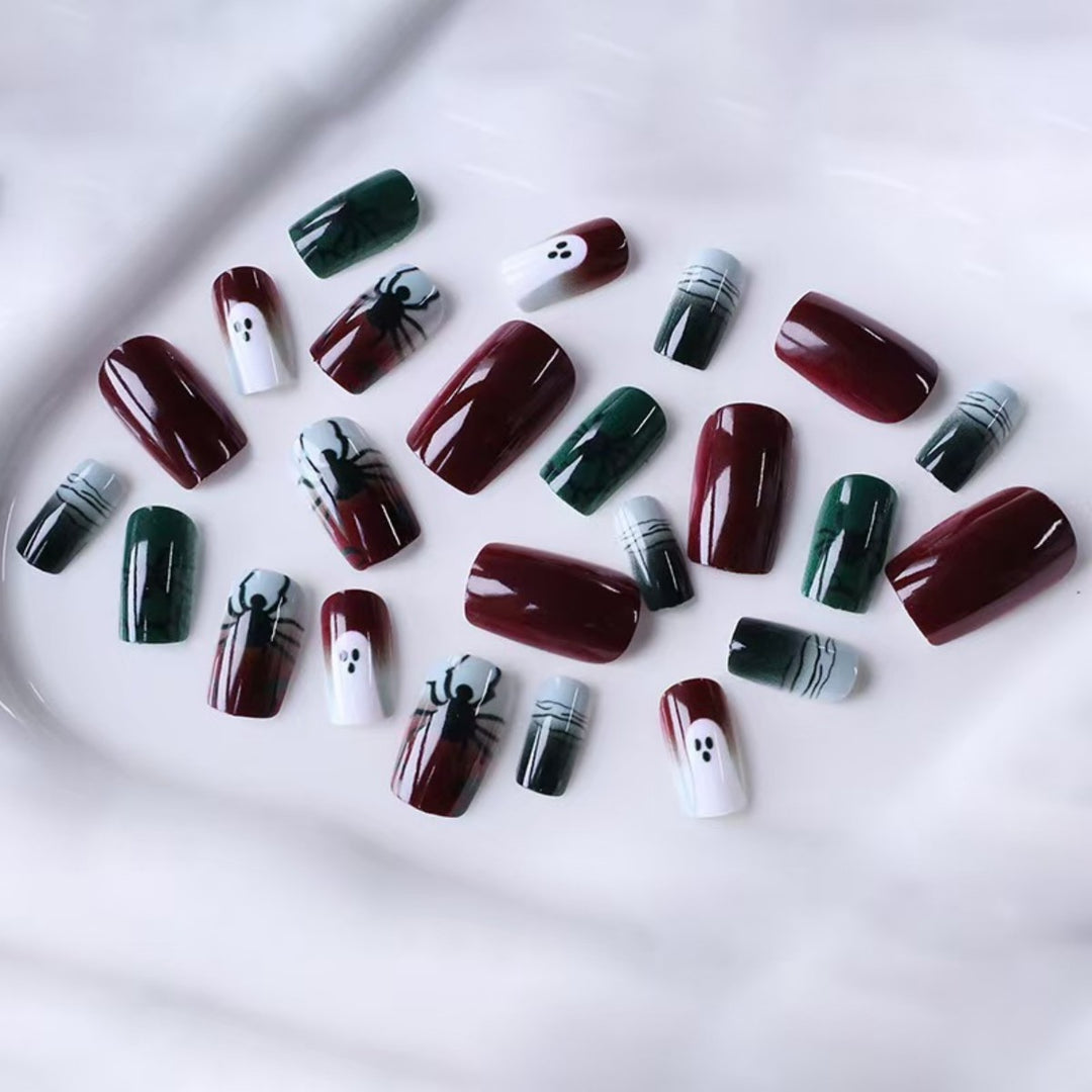Spider Design Artificial Nails Stornfield