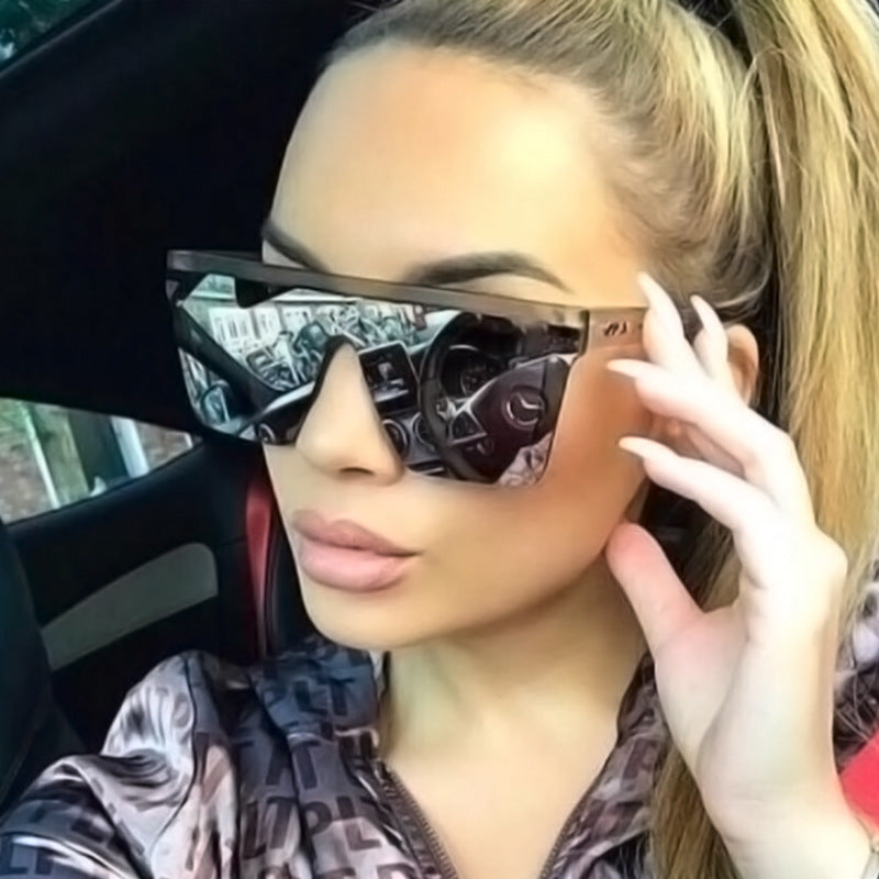Women's trendy visual sunglasses with wide frame Stornfield