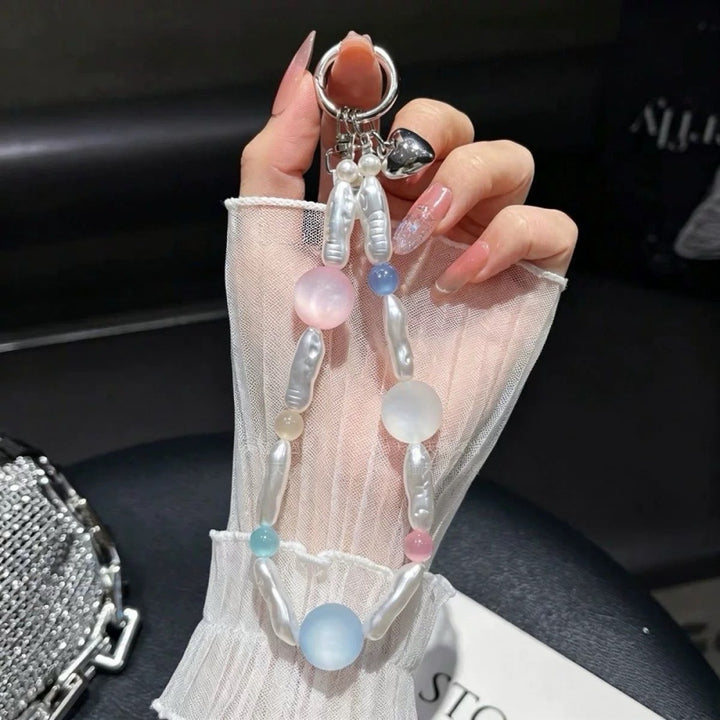 Elegant Beaded Charm Keychain Stornfield 1790134705