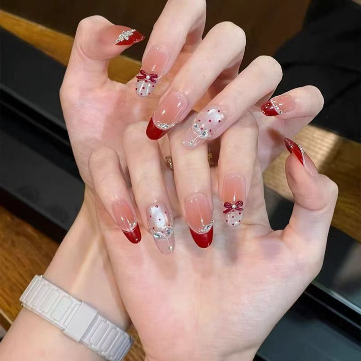 3D Embellished Press-On Nail Art Set Stornfield