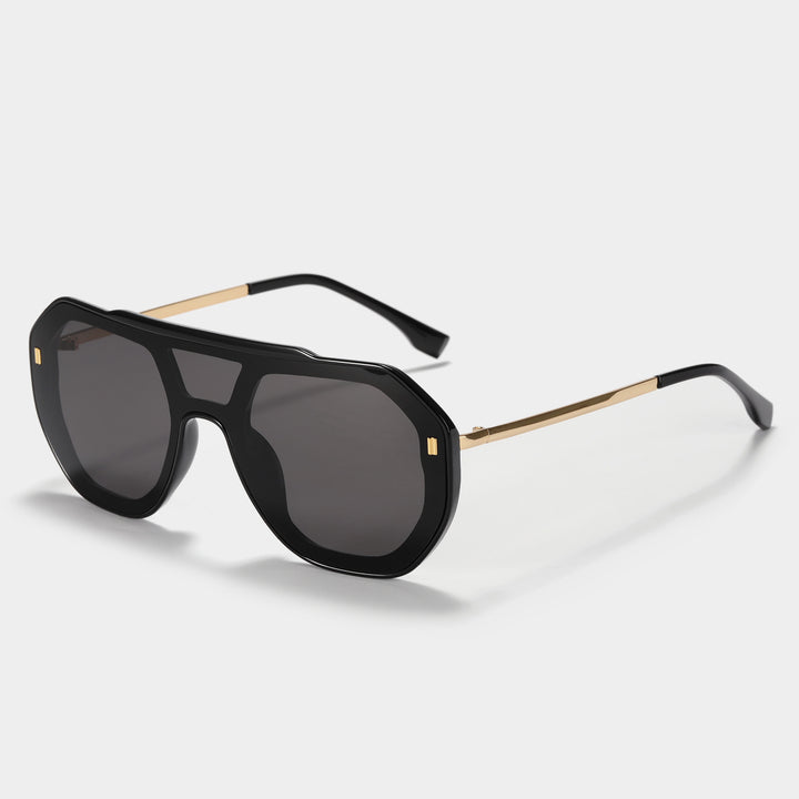 Women oversized geometric sunglasses with elegant frame Stornfield