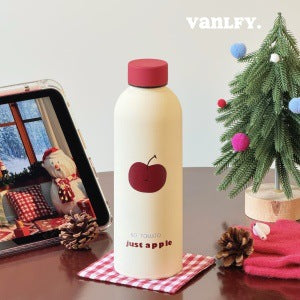 Ladies Insulated Bottle with Playful Dog Motif Stornfield