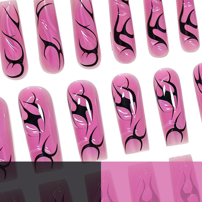 Artistic Long Acrylic Nail Enhancements Stornfield