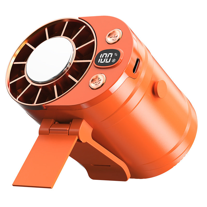 Women's compact table fan with multifunctional LCD display Stornfield
