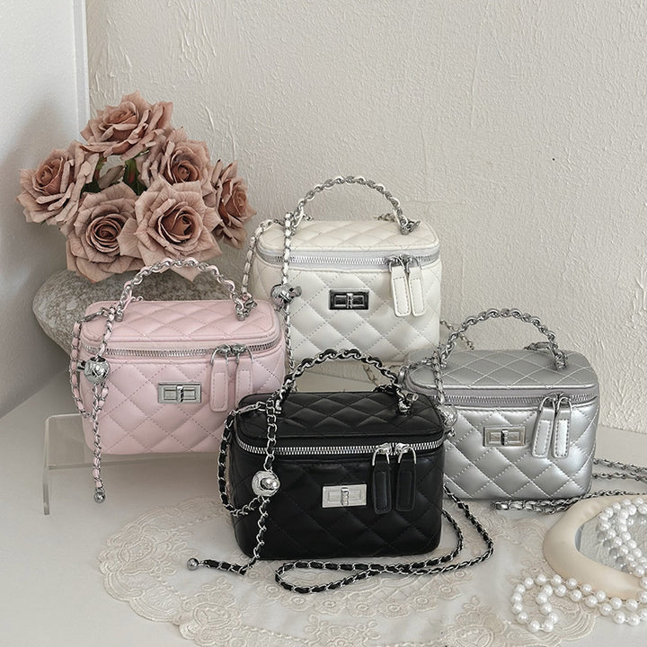 Quilted Mini Handheld Crossbody Bag