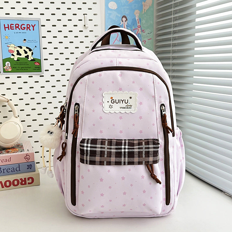 Stylish Star-Print Backpack Stornfield 1791205961