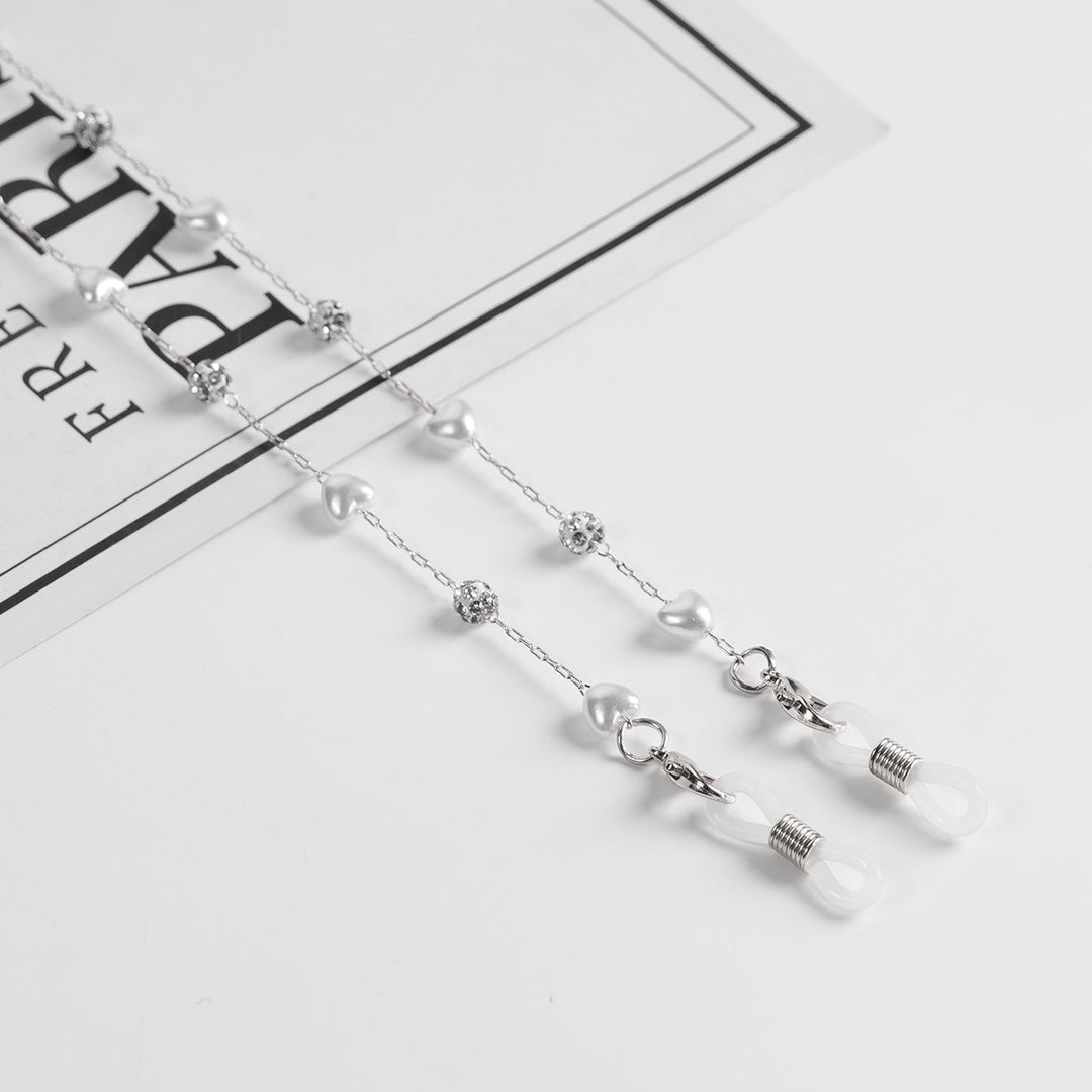 Pearl and Crystal Decor Eyewear Chain Stornfield