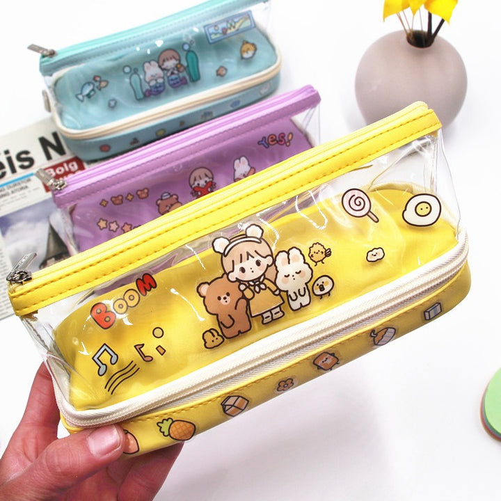 Fun Cartoon-Themed Zippered Pencil Case Stornfield