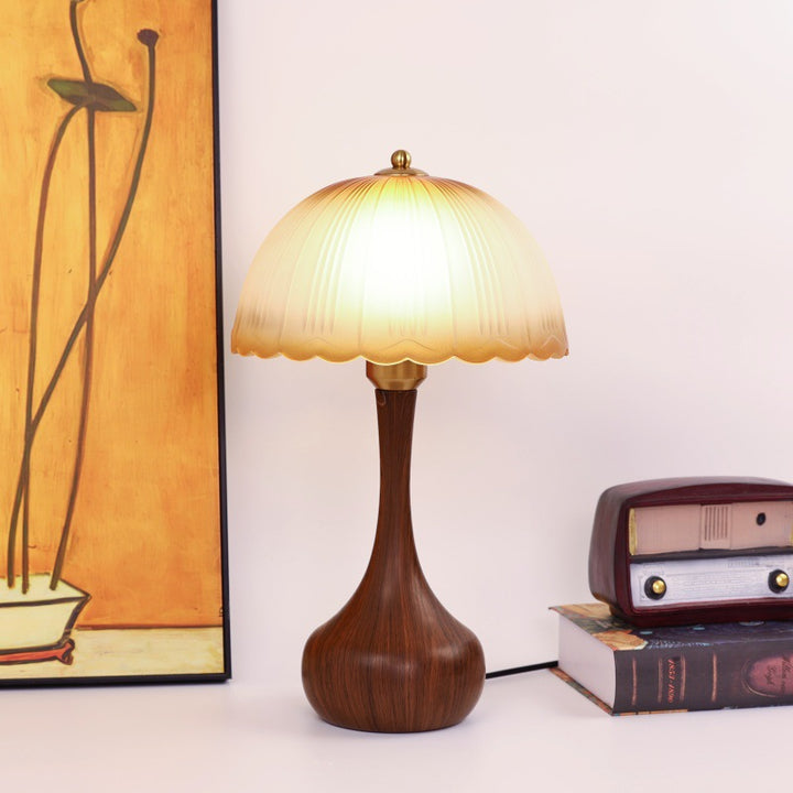 Vintage Glass Table Lamp