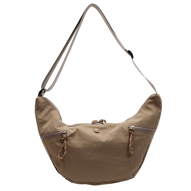 Practical shoulder bag with external zip pockets Stornfield