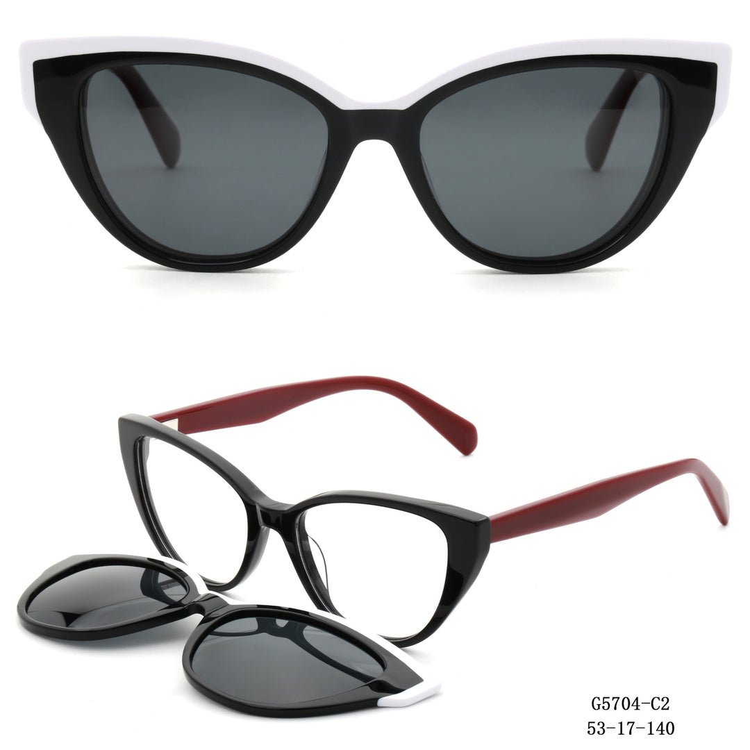 Women's Cat-Eye Sunglasses with Removable Lenses Stornfield