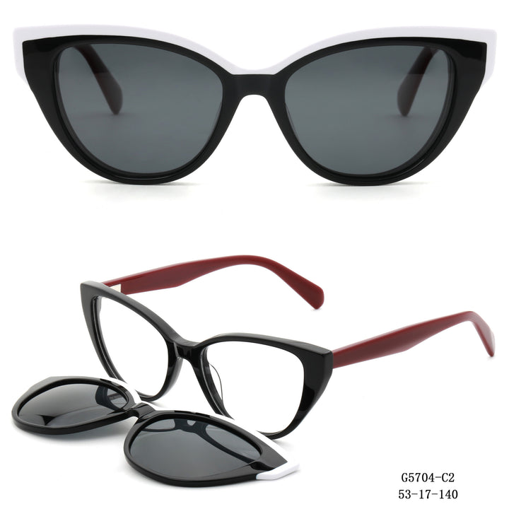 Women's Cat-Eye Sunglasses with Removable Lenses Stornfield