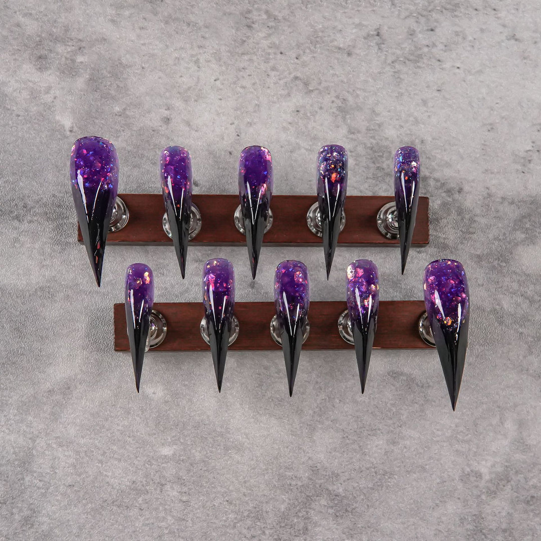 Artistic Long Stiletto Press-On Nails