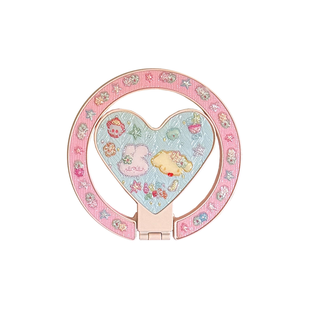 Playful hand mirror in heart design Stornfield