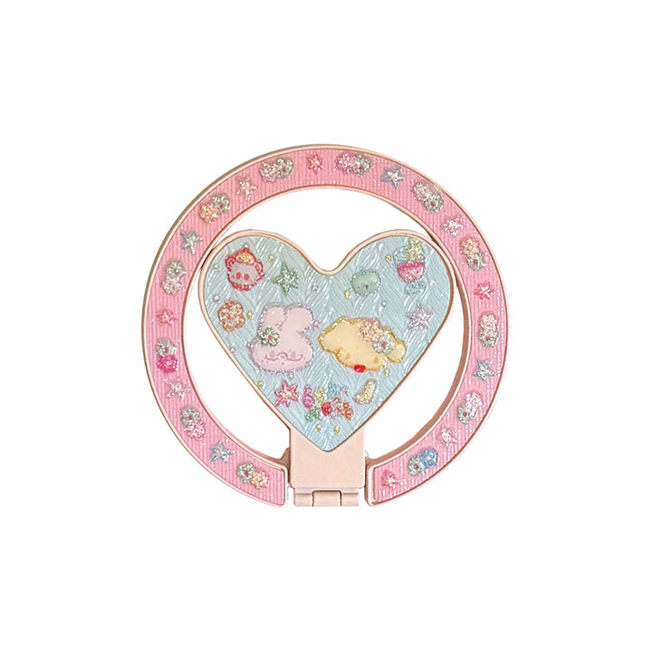 Playful hand mirror in heart design Stornfield