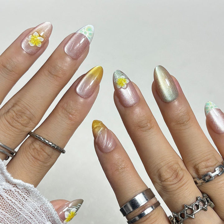 Floral Art Press-On Nail Tips Stornfield