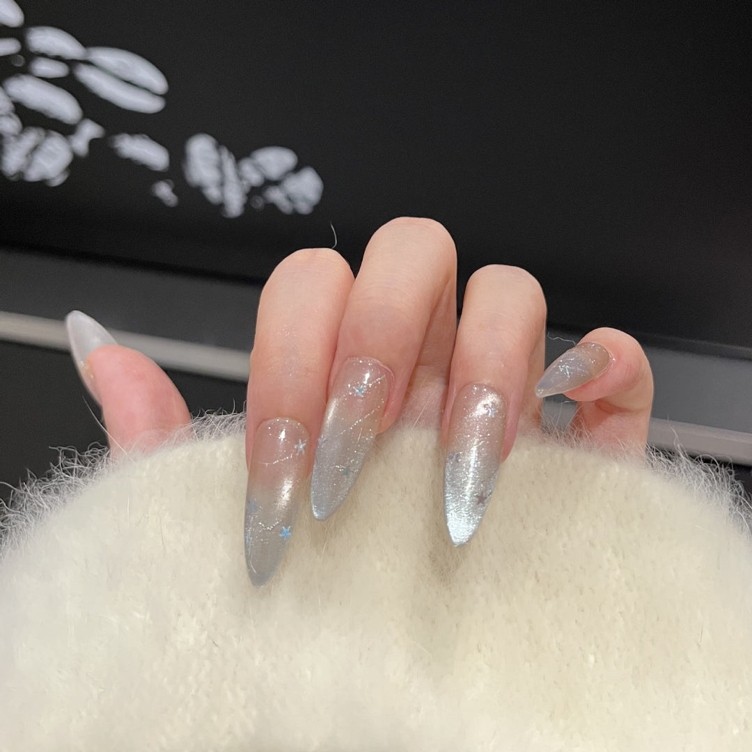 Cosmic Star-Accent Press-On Nail Set Stornfield