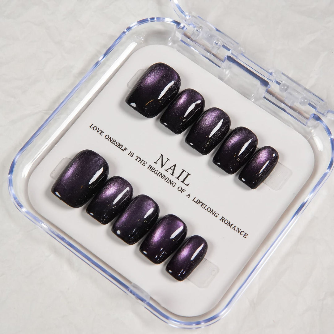 Premium Glossy Press-On Nail Set