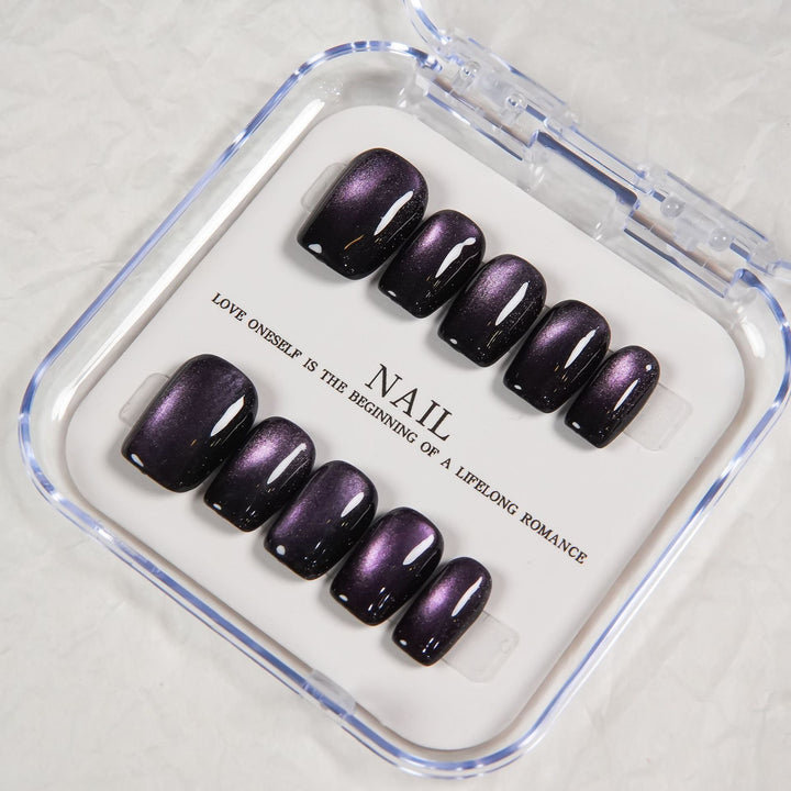 Premium Glossy Press-On Nail Set