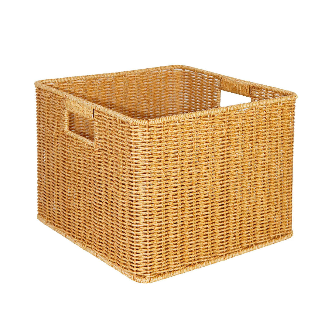 Handcrafted Natural Wicker Storage Basket Stornfield
