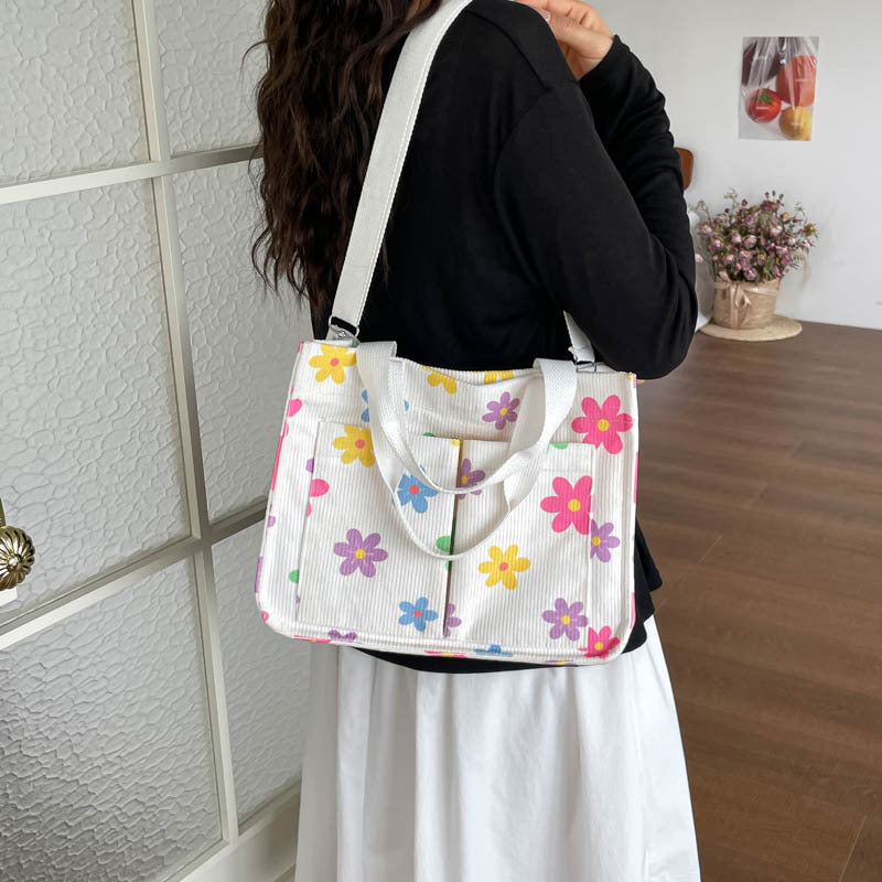 WoFloral Print Utility Tote Bag Stornfield