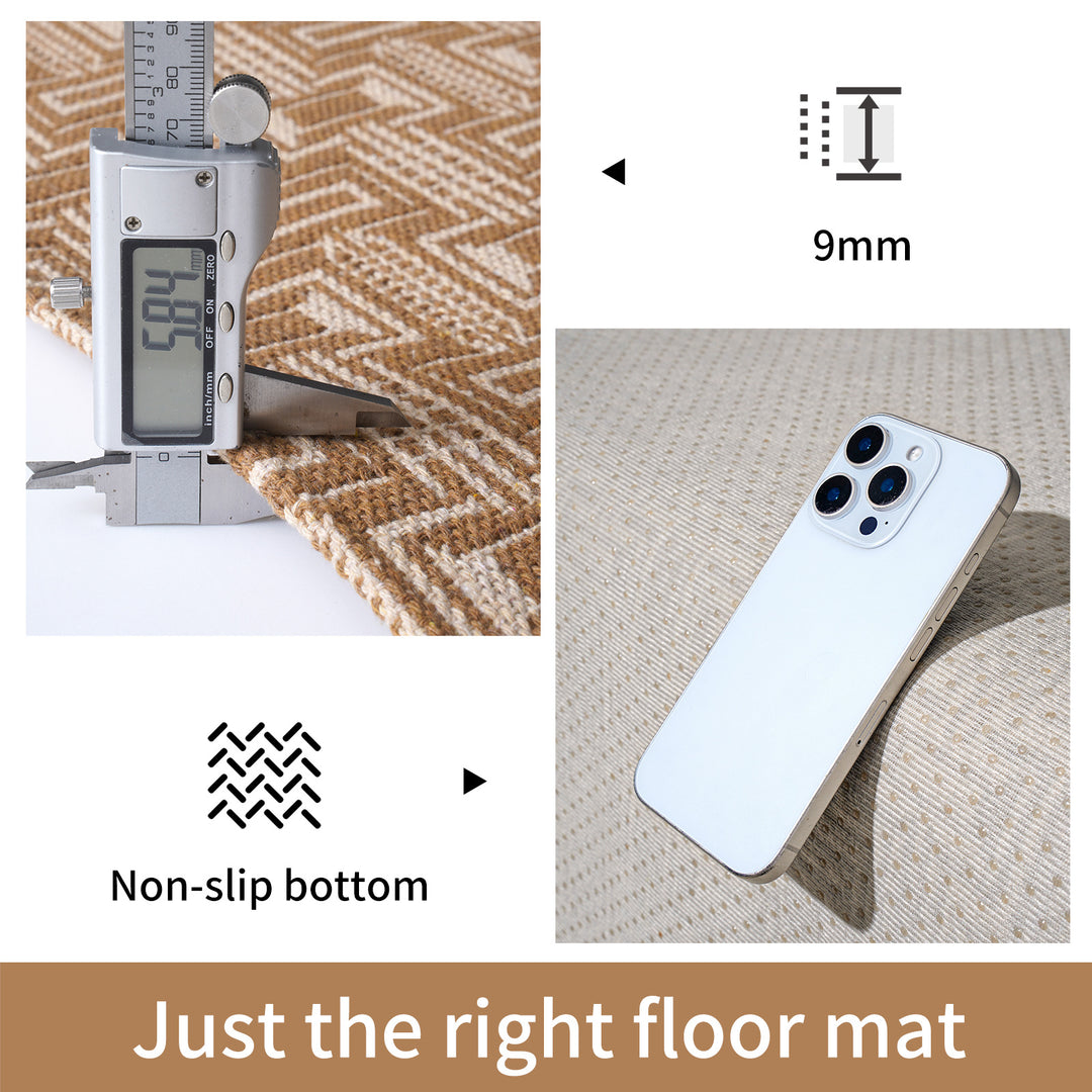 Geometric Pattern Kitchen Runner Mat