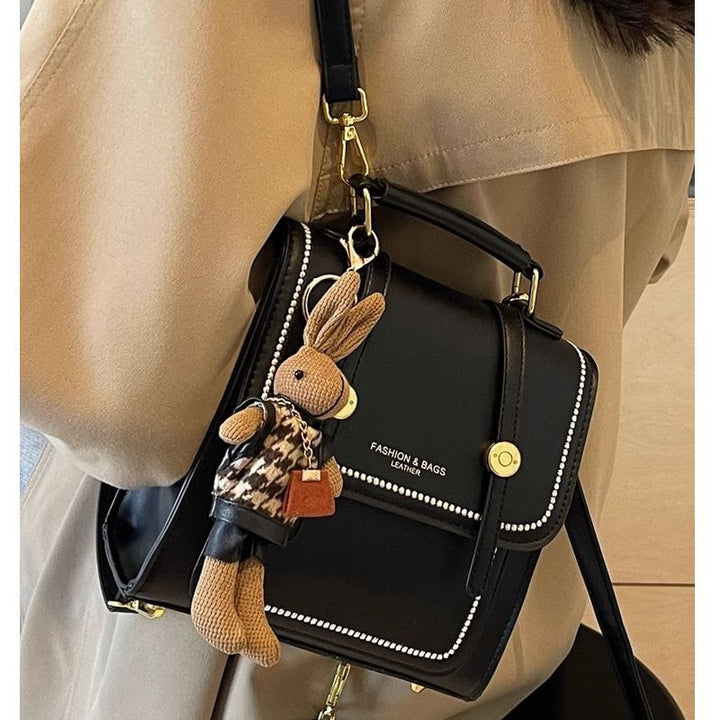 Vintage-Inspired Structured Crossbody Bag Stornfield
