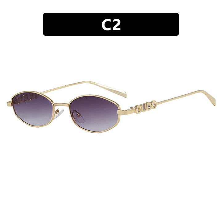 Women’s fashionable sunglasses with elegant stainless steel frame and UV protection Stornfield