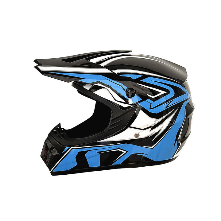 full-face motocross helmet with extended visor and reinforced chin guard Stornfield