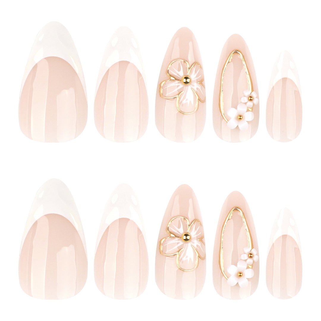 Elegant and artistically designed stiletto nails Stornfield