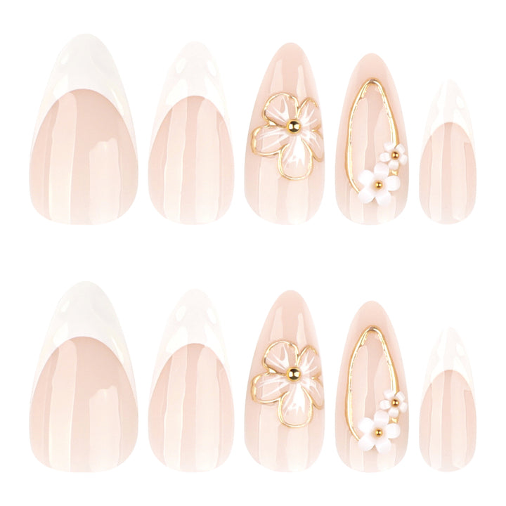 Elegant and artistically designed stiletto nails Stornfield