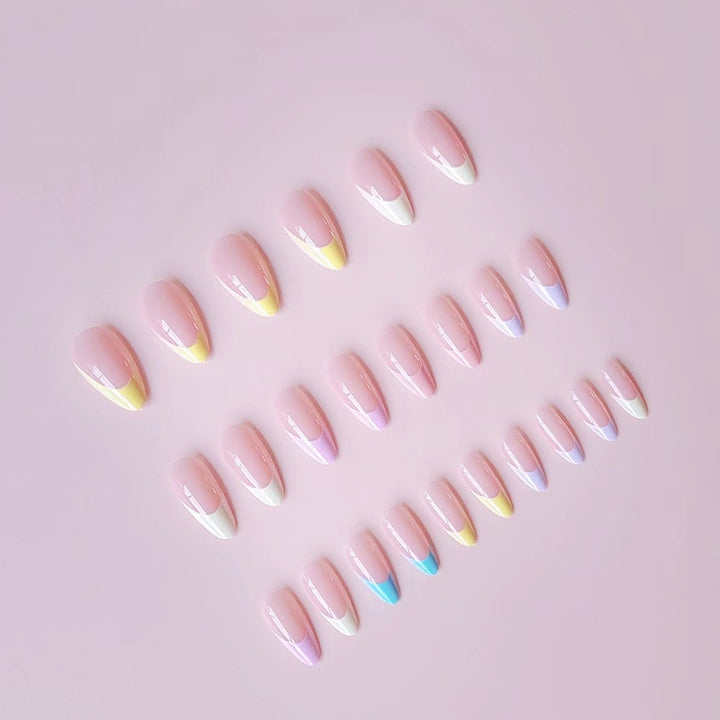 Artificial nail set in modern gradient design Stornfield