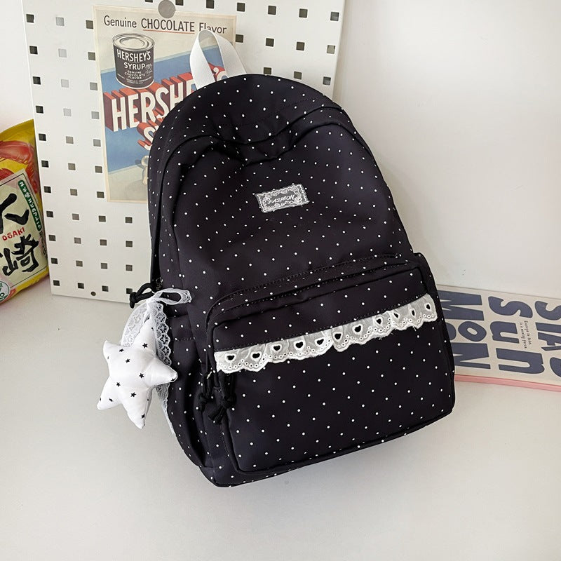 Cute Decorative Polka Dot Backpack Stornfield