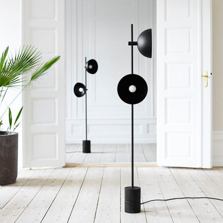 Modern Sleek Floor Lamp with Adjustable Shade